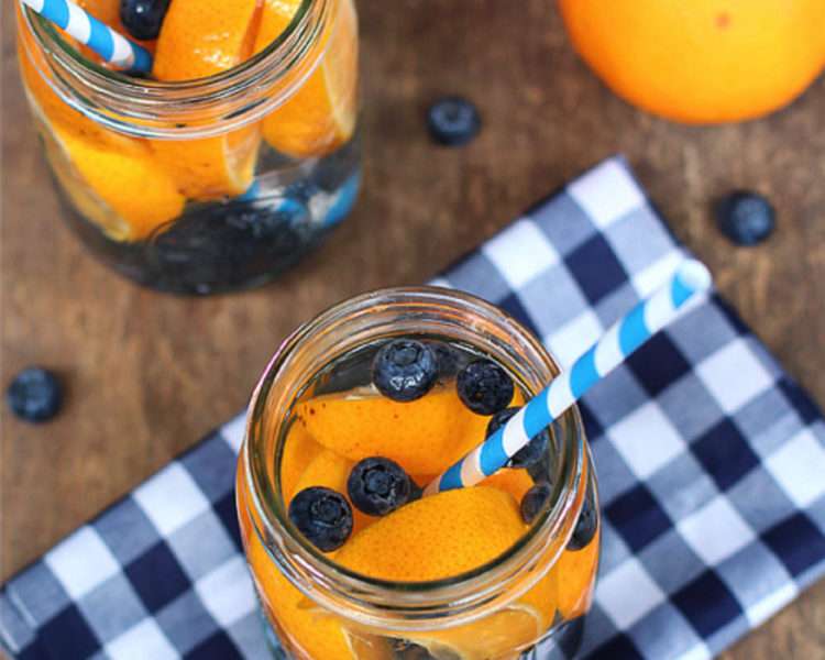blueberry orange water