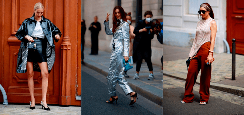 Яркий уличный стиль на Неделе высокой моды в Париже 2021 года