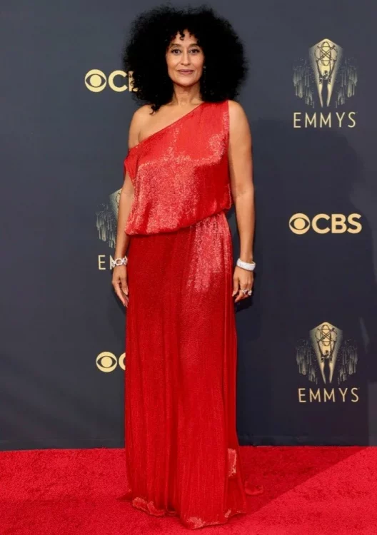 Tracee Ellis Ross in Valentino, jewelry by Tiffany & Co.Image: Rich Fury/Getty Images