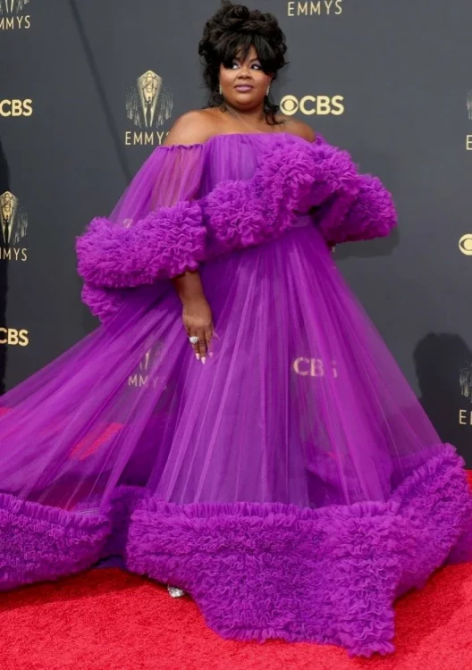 Nicole Byer in Christian Siriano Image: Rich Fury/Getty Images