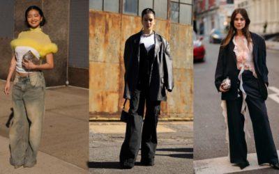 Уличный стиль на Неделе моды в Нью-Йорке осень 2023